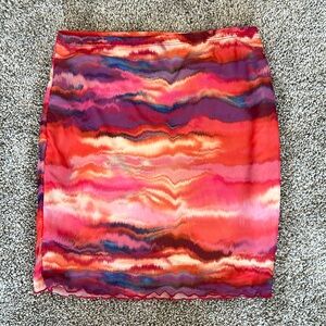 Sunset mini skirt